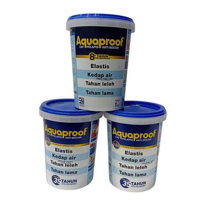 1 KG / AQUAPROOF Cat Pelapis Anti Bocor Waterproofing Paint Galon