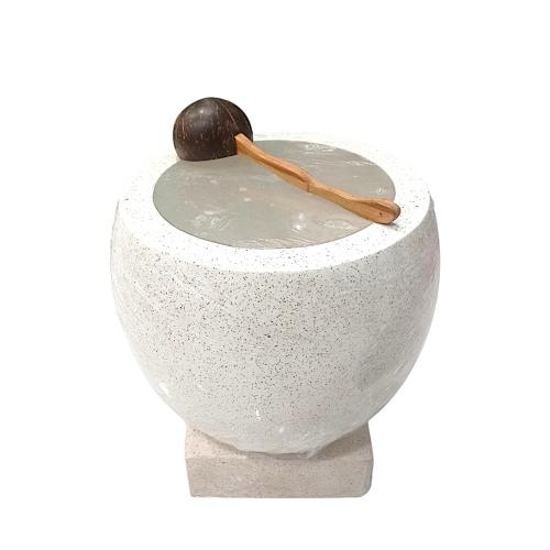 50 CM x 50 CM x 60 CM / BT GENTONG BESAR Bak Mandi Teraso Jenis Teraso Asli 160 L