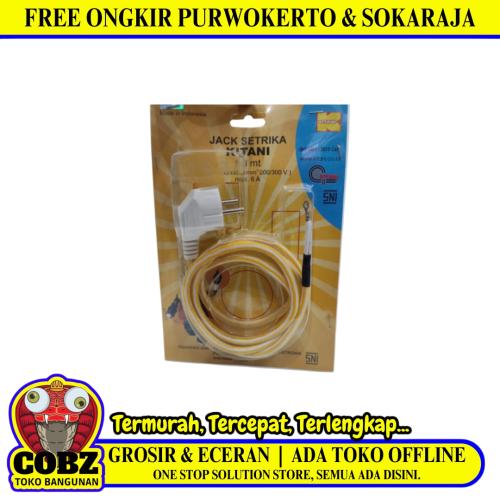 180 CM / KITANI Kabel Jek Setrika Gosokan 2 Kabel