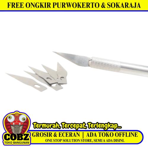 KNIFEZER Cutter Crafting Potong Kertas Seni Art Kerajinan Ukir Kayu