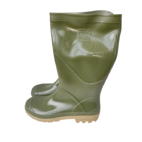 NO 40 / AP ORCA Sepatu Boot Kebun Pabrik Proyek Safety Karet Hijau Set