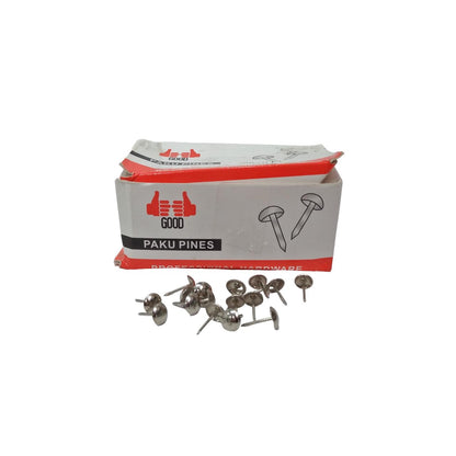 GOOD Paku Pines Pins Klip Payung Kecil Tekan Polos Putih Dus