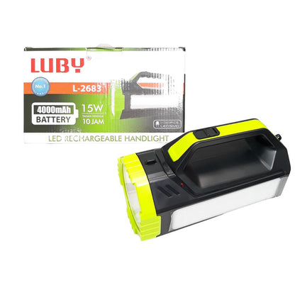 15 WATT + 1 WATT 36 SMD / LUBY 2683 Senter LED Charge Kabel + Lampu Meja