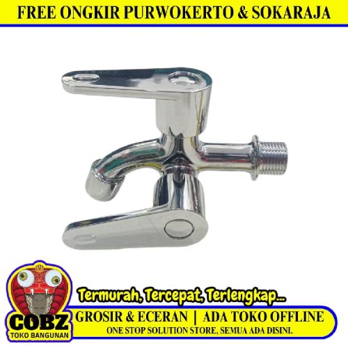 1/2 IN / ORACLE 556 - H3 Kran Air Cabang Double Shower Mesin Cuci Stainless