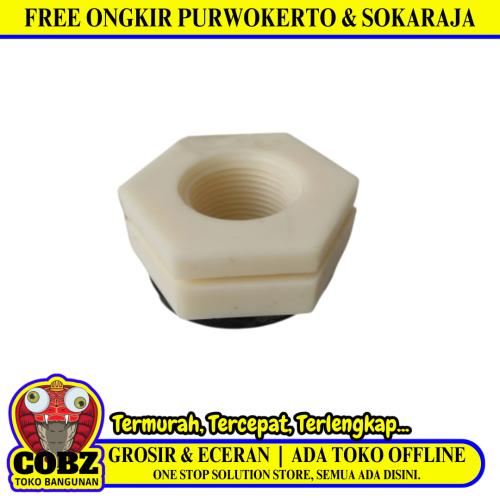 1 IN / ALINCO Mur Torrent Ring Drat Tandon Tangki Air Plastik PVC