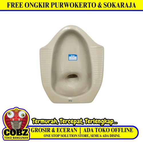 50 CM x 42 CM x 23 CM / INA  Kloset Jongkok Toilet Beige Keramik