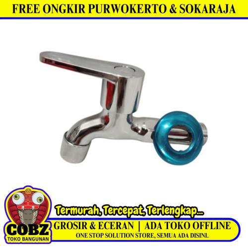 1/2 IN / COBZ KT-02 Kran Air Tembok Taman Kamar Mandi Stainless