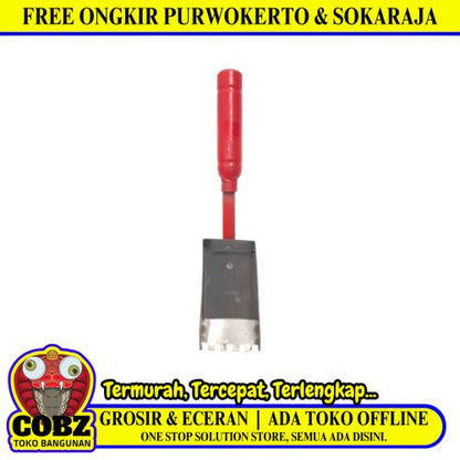 7.5 CM / NM Cetok Roskam Bata Ringan Hebel Trowel Gagang Kayu