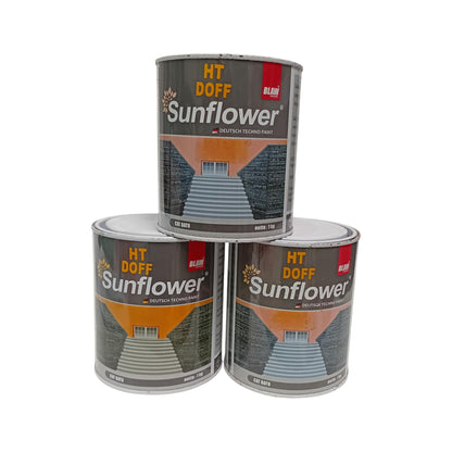 1 KG / SUNFLOWER DOFF Cat Batu Alam Marka Jalan Aspal Kaleng