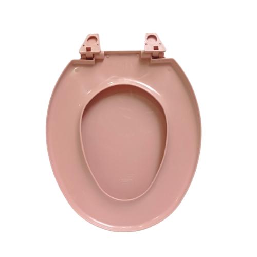 TECHPLAS Tutup Kloset Duduk Monoblock Seat Cover Standard PVC Pink Set