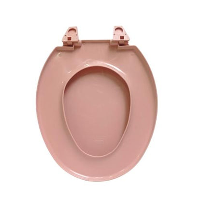TECHPLAS Tutup Kloset Duduk Monoblock Seat Cover Standard PVC Pink Set