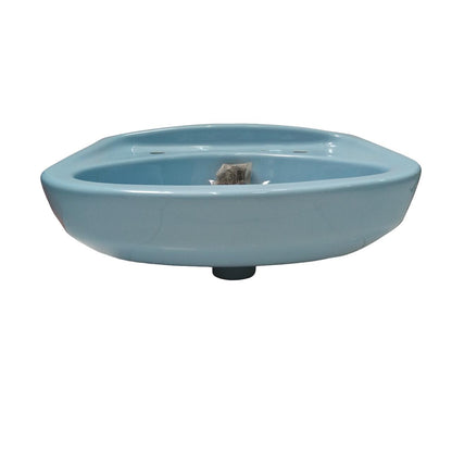 48 CM x 41 CM x 24 CM / DUTY Wastafel Cuci Tangan Besar Biru Keramik