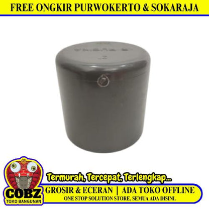 2 IN / RUCIKA D Dop Cap Tutup Sambungan Fitting Pipa PVC
