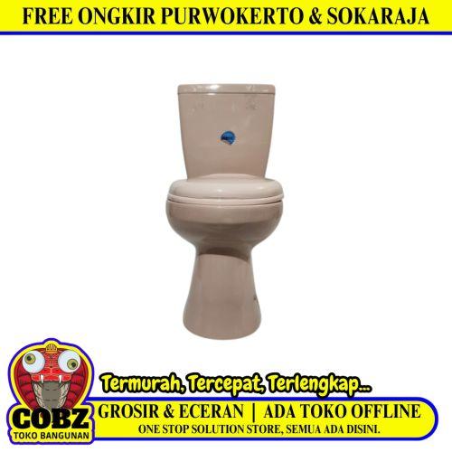 65 CM x 37 CM x 70 CM / DATA Monoblok Kloset Duduk Tangki  Pink Set