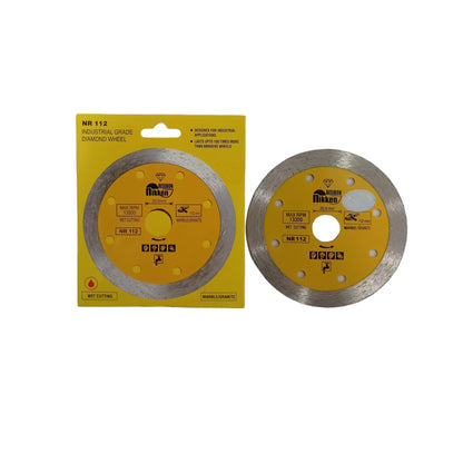 4 IN / NIKKEN Wet Mata Gerinda Potong Keramik Diamond Cutting Wheel