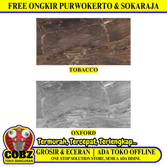 60 CM x 120 CM / SERENITY ROMA Granit Lantai Rumah Glossy Dus