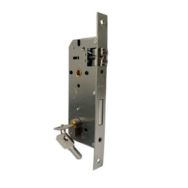 OLIQ X9016SS Slot Body Kunci Pintu Roller Pelor 2 Rumah Double Besar Set