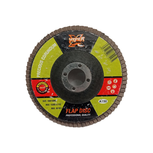4 IN x GRIT 150 / VIPER Flap Disc Mata Gerinda Amplas Susun Kipas