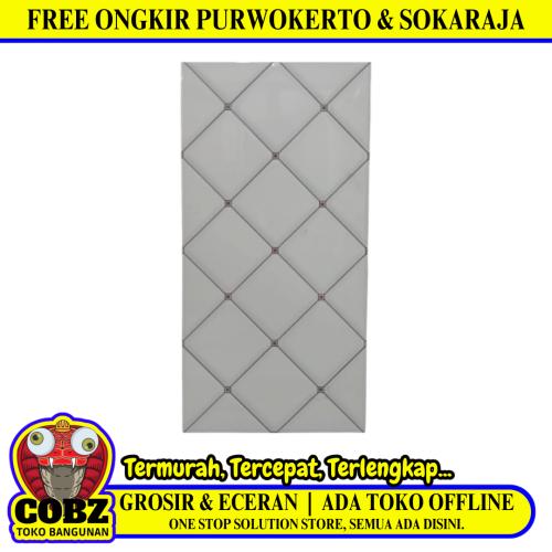 25 CM x 50 CM / UNO BIANCA Keramik Dinding Kamar Mandi Glossy White Dus