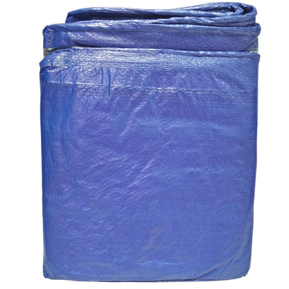 2 M x 3 M / TM A3 Terpal Tarpaulin Tutup Plastik PVC Biru Silver