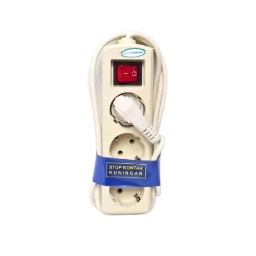 3 LUBANG x 150 CM / KAWACHI Stop Kontak Colokan Terminal Kabel 1.5 M