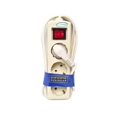 3 LUBANG x 150 CM / KAWACHI Stop Kontak Colokan Terminal Kabel 1.5 M