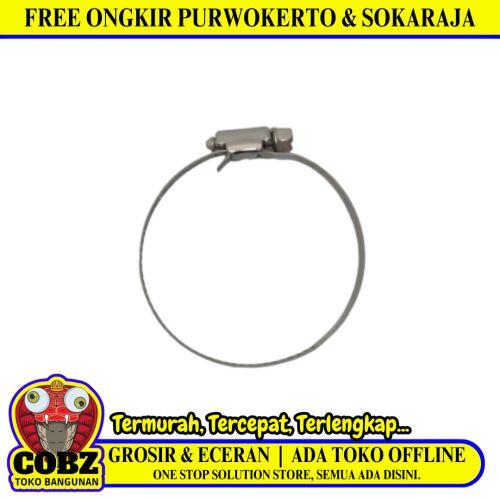 2 1/2 IN / NM Klem Selang Air Gas LPG Regulator Hose Clamp Stainles