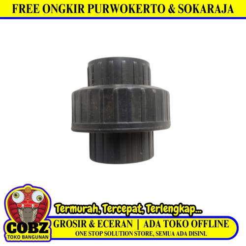 1 1/4 IN / ASTMD 2466 Water Mur Moor Polos Union Socket Plastik PVC