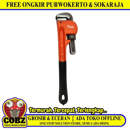 14 IN / WEST Kunci Pipa Ledeng Inggris Bago Adjustable Pipe Wrench