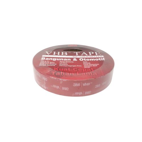 24 MM / 3M VHB Isolasi Bolak Balik Busa Double Foam Tape Abu Abu