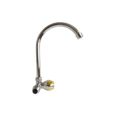 1/2 IN / SPOT Kran Angsa Sink Bak Cuci Piring Tembok Stainless