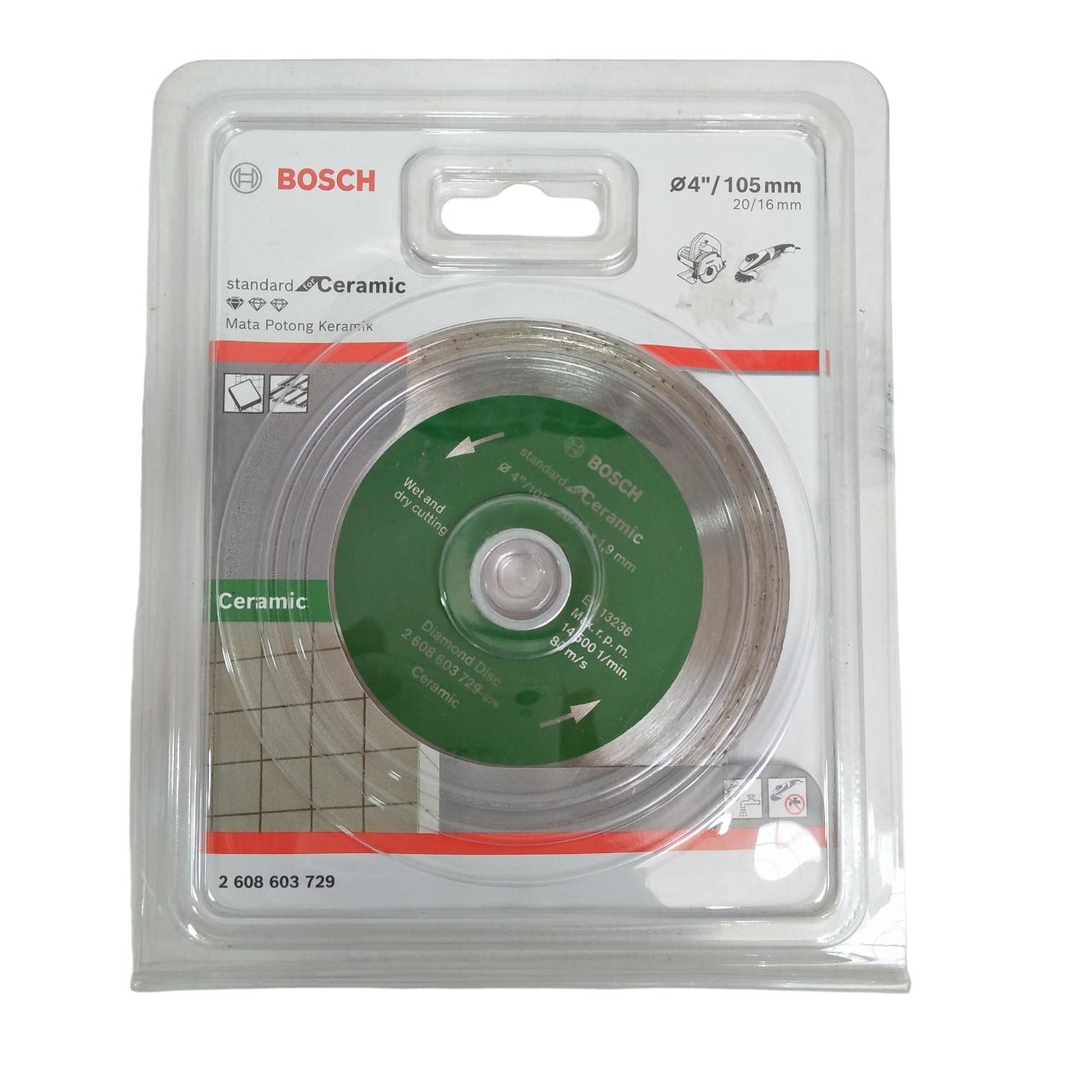 4 IN / BOSCH Wet Mata Gerinda Potong Keramik Diamond Cutting Wheel