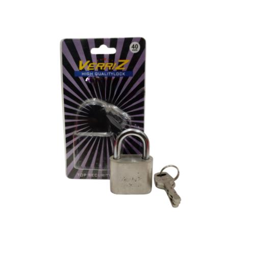 40 MM / VERRIZ Gembok Pintu Pagar Padlock Anti Maling Leher Pendek