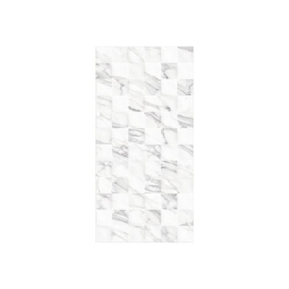 30 CM x 60 CM / PLATINUM TOLEDO GREY EMBOSSED Granit Dinding Glossy Dus