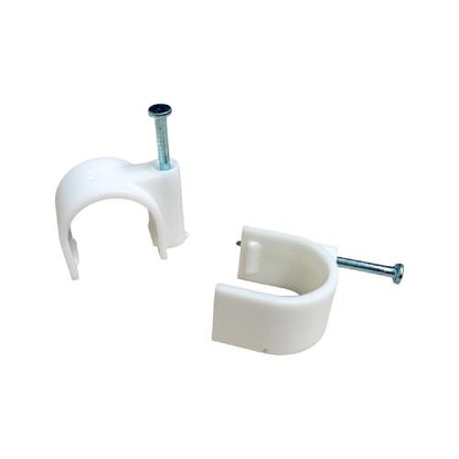 22 MM / HOK Klem Kabel Penjepit Penyangga Paku Beton Bungkus