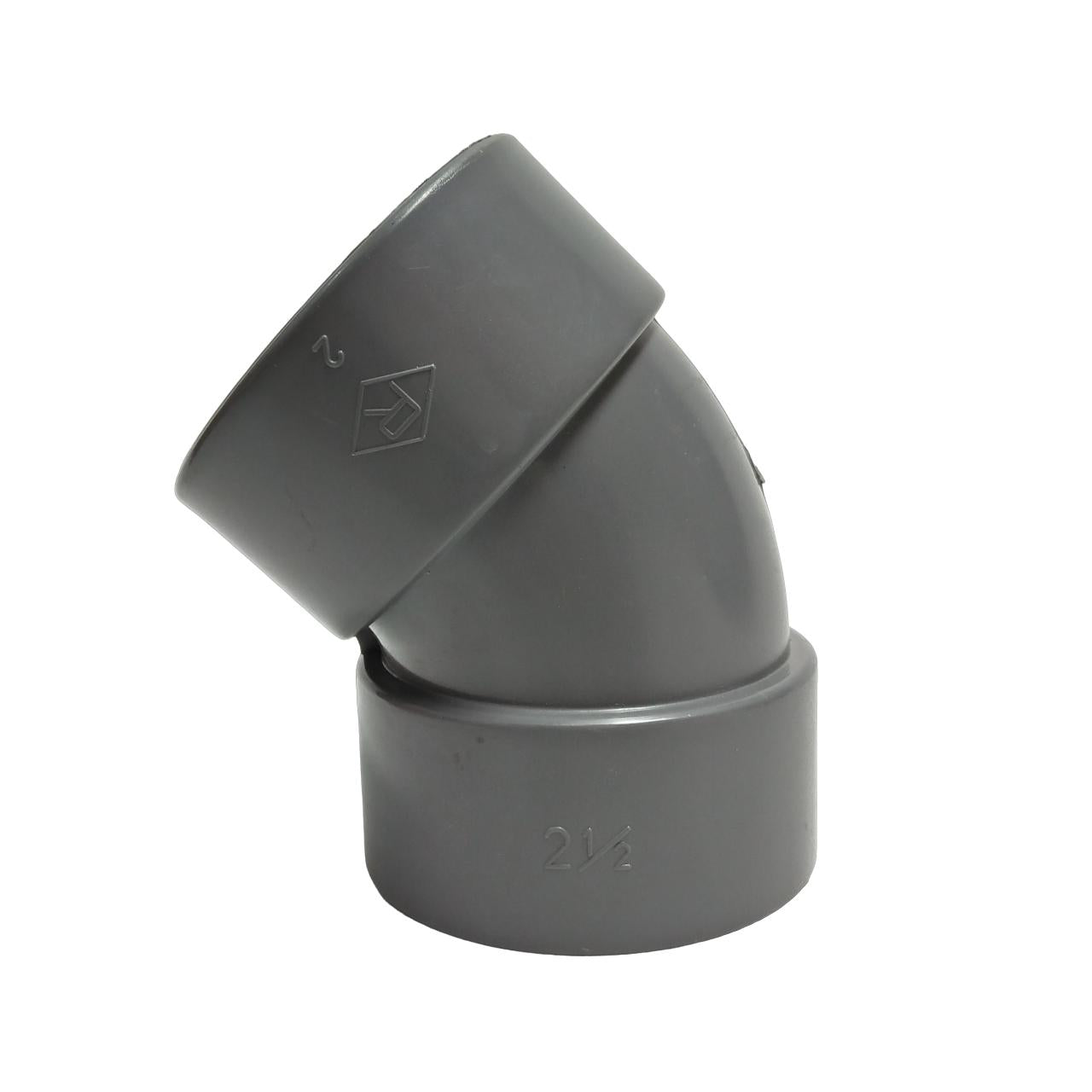 2 1/2 IN / RUCIKA D-45L Elbow Knee Keni 45 Derajat Fitting Pipa PVC