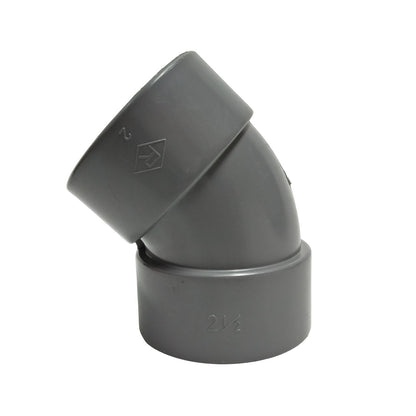 2 1/2 IN / RUCIKA D-45L Elbow Knee Keni 45 Derajat Fitting Pipa PVC
