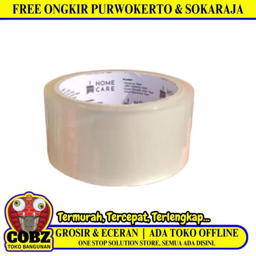 48 MM / HOME CARE Isolasi Selotip Lakban Stationary Tape Treansparan