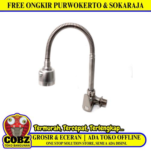 1/2 IN / ORACLE Kran Angsa Fleksibel Sink BCP Tembok Stainless