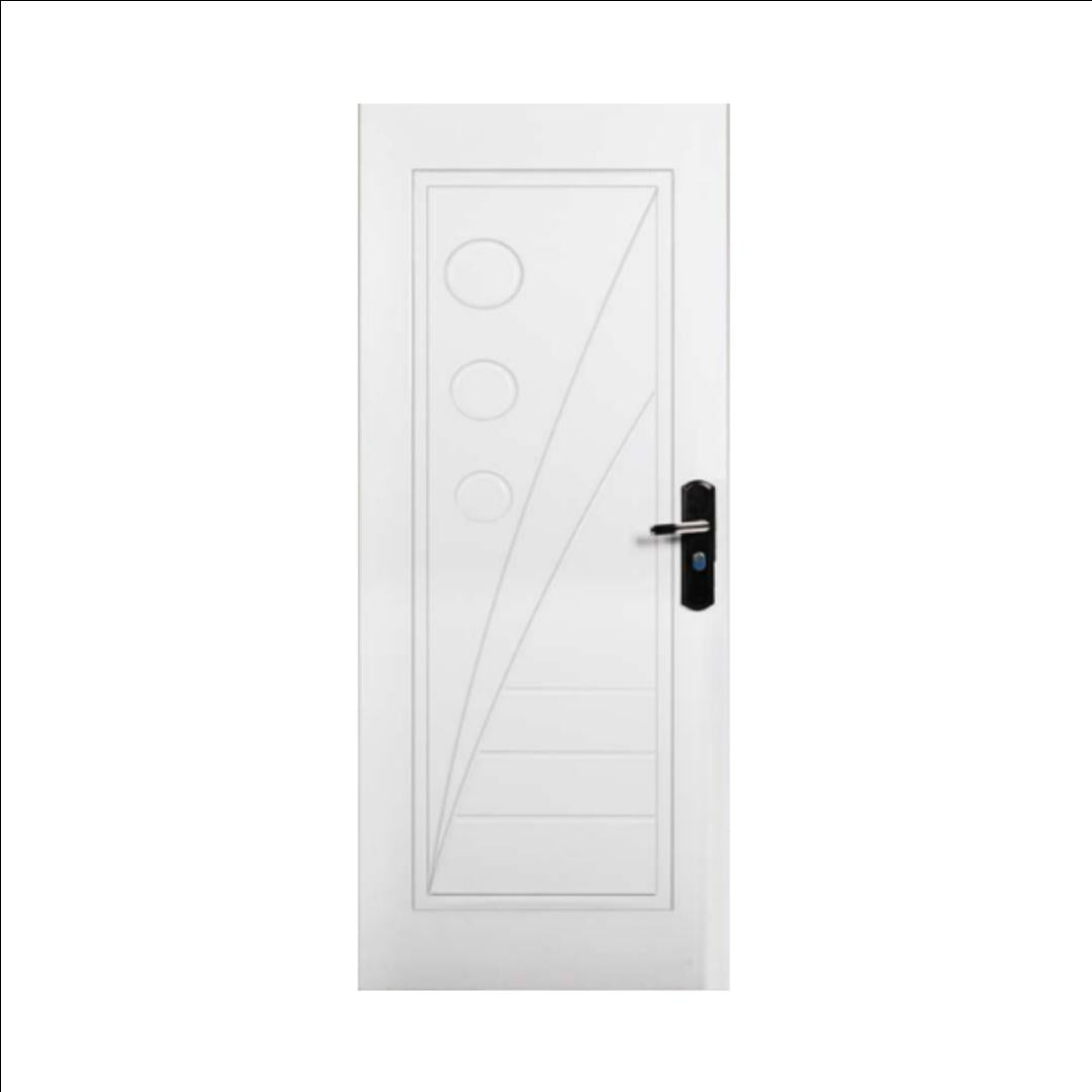 4 CM x 80 CM x 200 CM / FORTRESS METAL 80.03 SINGLE DOOR Pintu Baja White Set