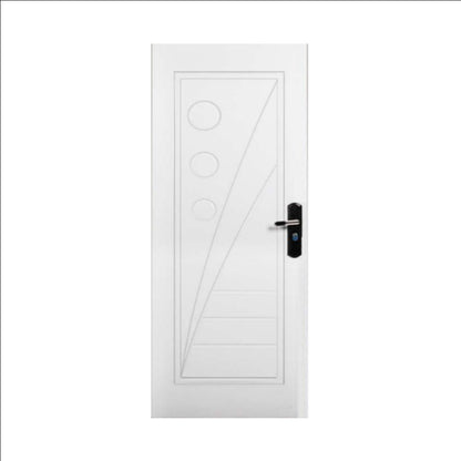 4 CM x 80 CM x 200 CM / FORTRESS METAL 80.03 SINGLE DOOR Pintu Baja White Set
