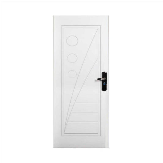 4 CM x 80 CM x 200 CM / FORTRESS METAL 80.03 SINGLE DOOR Pintu Baja White Set