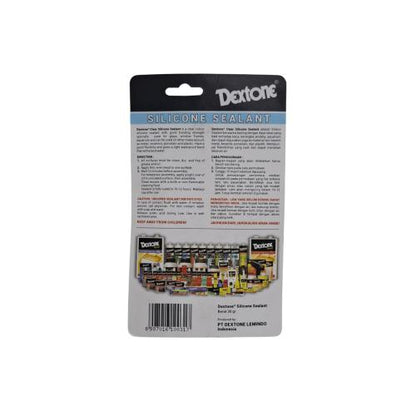 30 GR / DEXTONE SILICONE SEALANT Rubber Adhesive Lem Kaca Tube