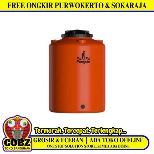 650 L / PENGUIN TB 70 Water Torrent Tangki Tandon Air PVC Orange + Acc Set