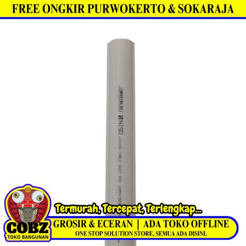 10 MM x 35 MM x 100 MM / NISO Kabel Ducting Trunking Protector Putih Lantai