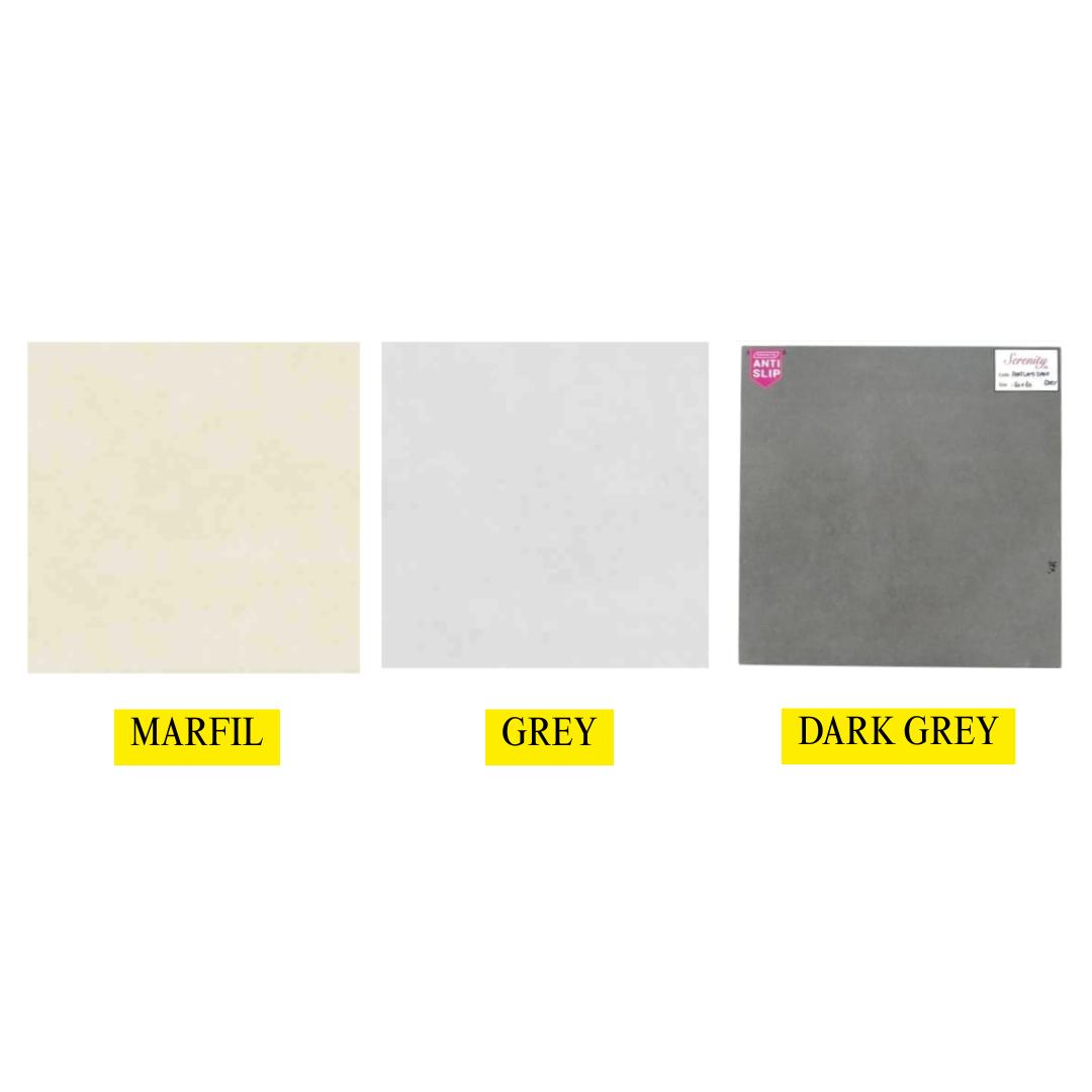 60 CM x 60 CM / SERENITY PORTLAND Granit Lantai Teras Matte Dus