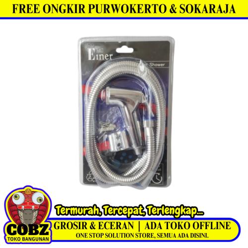 1/2 IN X 120 CM / EINER Jet Shower Cebok Toilet Stainless Set