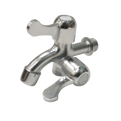 1/2 IN / COBZ Kran Air Cabang Double Shower Mesin Cuci Stainless