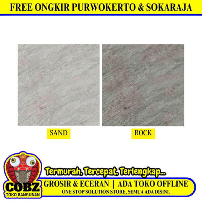 60 CM x 60 CM / SERENITY ANCORA Granit Lantai Teras Garasi Matte Dus