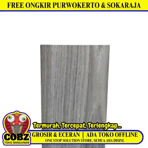 1 MM x 15.2 CM x 91.4CM / COBZ M07 Vinyl Lantai Lem Sticker Abu Abu Lembar